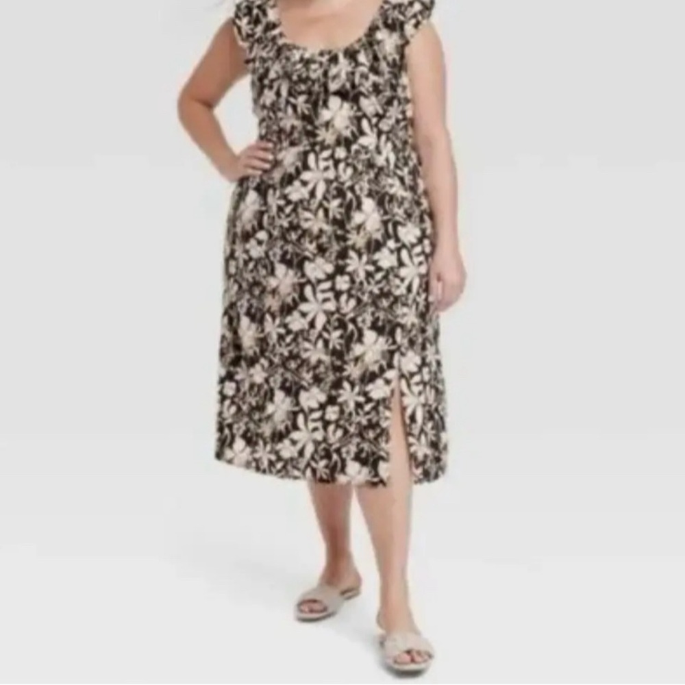Ava & Viv - Women's Ruffle Maxi Empire Waist Dress